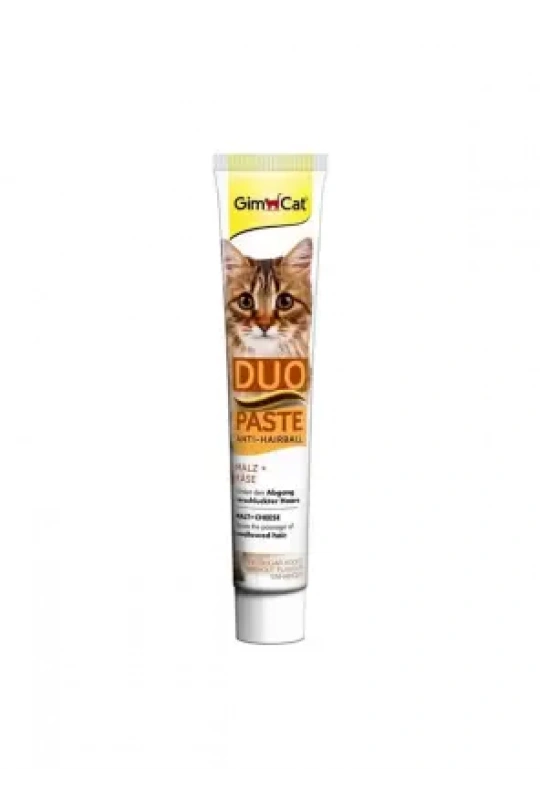 Gımcat Duo Paste Anti-Hairball Tüy Sağlığı için Peynirli Macun 50gr
