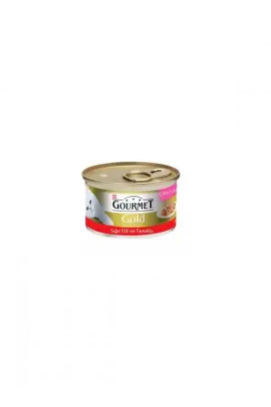 Gourmet Gold Kıyılmış Sığır Etli Kedi Konserve 85 Gr 6 AL 5 ÖDE