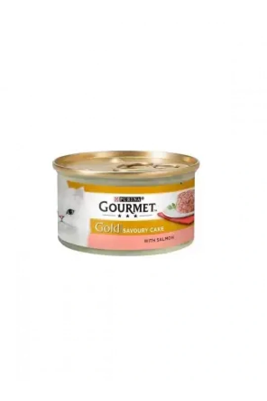Gourmet Gold Kıyılmış Somonlu Yetişkin Kedi Konservesi 85 Gr