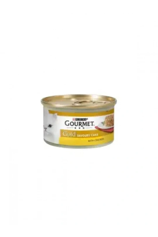 Gourmet Gold Kıyılmış Tavuklu Yetişkin Kedi Konservesi 85 Gr