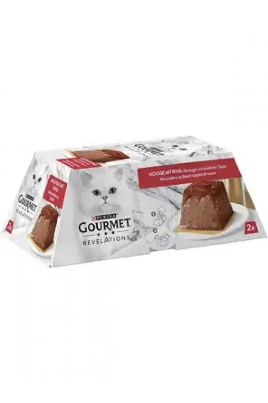 Gourmet Revelations Sığır Etli Kedi Yaş Maması 2 x 57 Gr