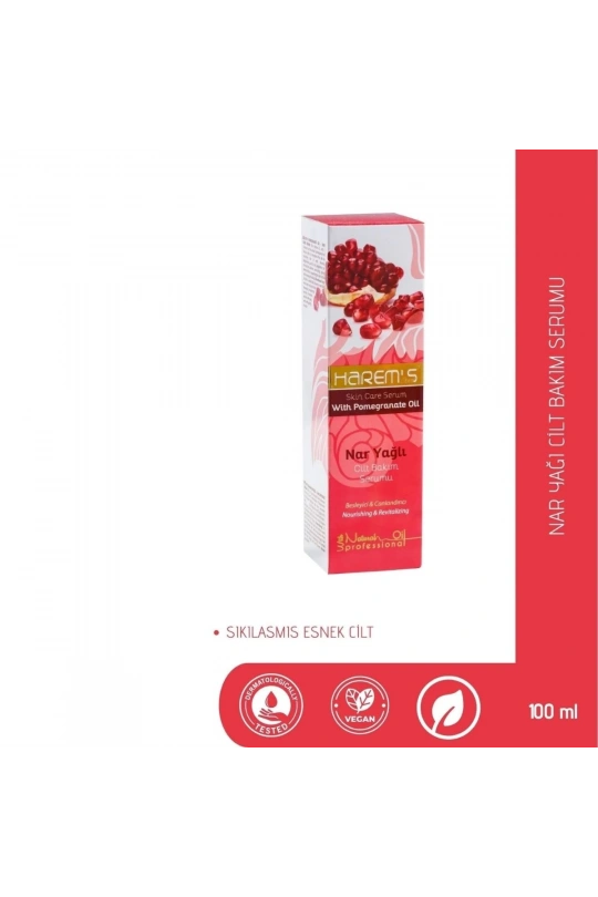 Harems Nar Yağlı Cilt Bakım Serumu 100ML