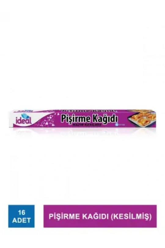 İdeal Pişirme Kağıdı Hazır Kesilmiş 16 Adet - 42x37cm -