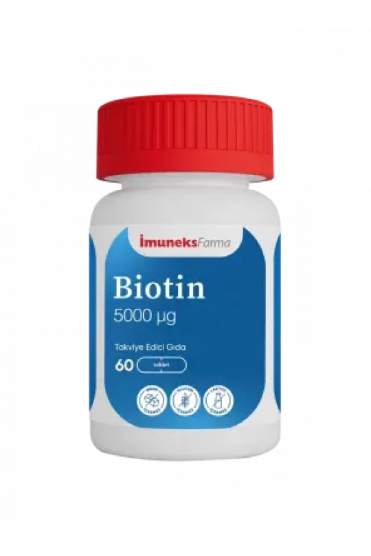 İmuneks Biotin 5000mg 60 Tablet