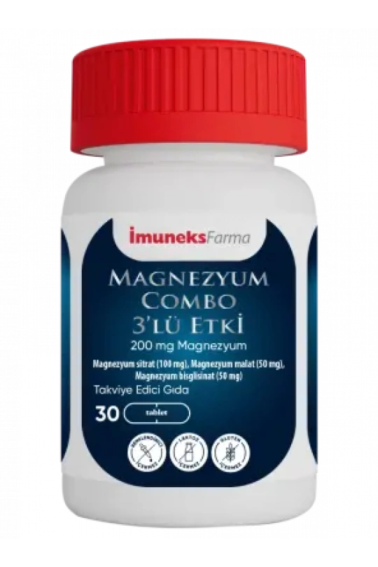 İmuneks Magnezyum Combo 3lü Etki 30 Tablet