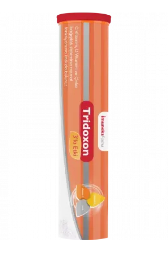 İmuneks Tridoton 3lü Etki 15 Efervesan Tablet