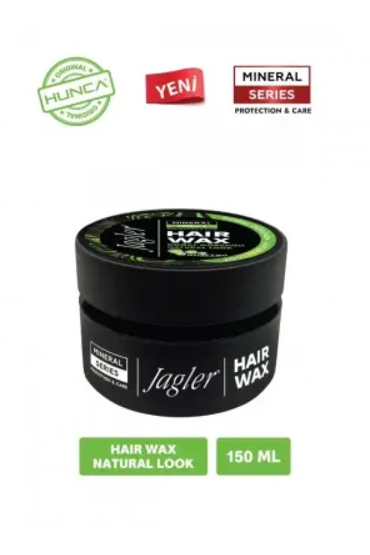 Jagler Mineral Serisi Saç Şekillendirici Wax | Doğal Görünüm 150 ml