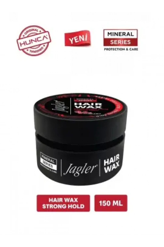 Jagler Mineral Serisi Saç Şekillendirici Wax | Ekstra Güçlü Tutuş 150 ml