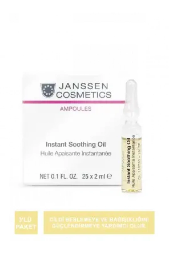 Janssen Instant Soothing Oil Ampul 3lü Paket