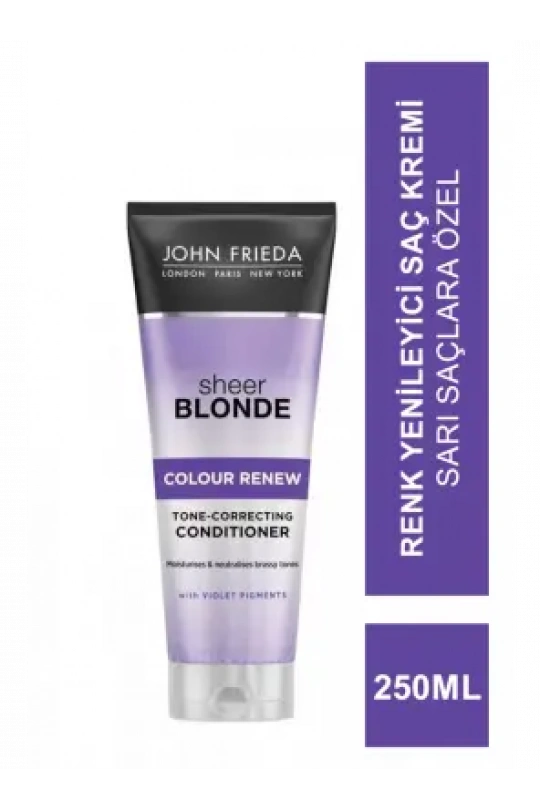John Frieda Sheer Blonde Colour Renew Conditioner 250 ml Sarı Saçlara Özel Renk Yenileyici Saç Kremi