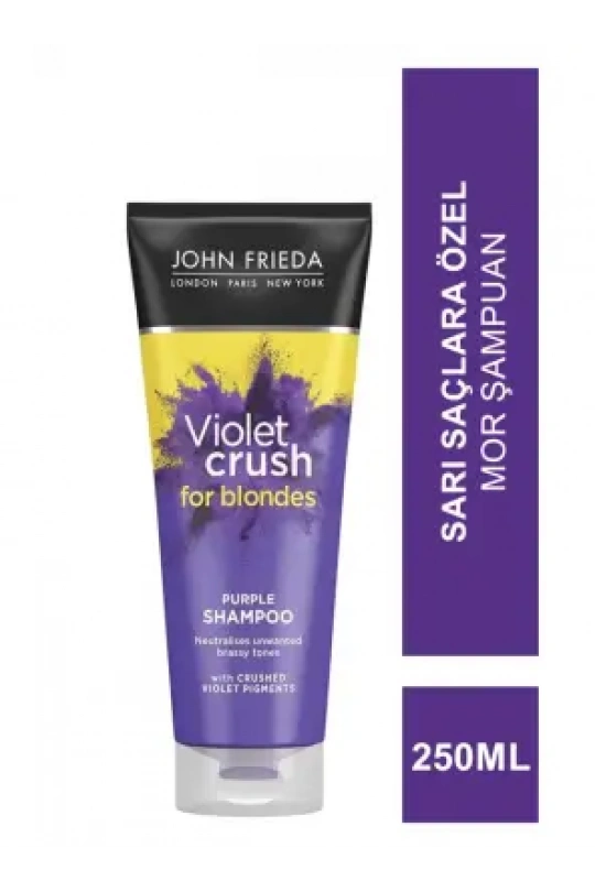 John Frieda Violet Crush Purple Shampoo Sarı Saçlara Özel Mor Şampuan 250 ml