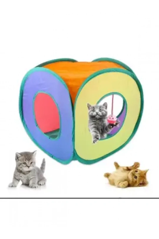 Kare Model Kedi Oyun Tünel