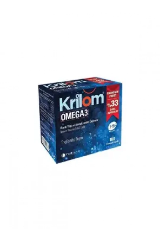 Krilom Omega-3 Astaksantin Soft Jel 100 Kapsül
