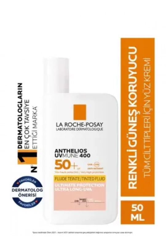 La Roche Posay Anthelios UVmune 400 Fluid Renkli Güneş Kremi SPF50+ 50 ml