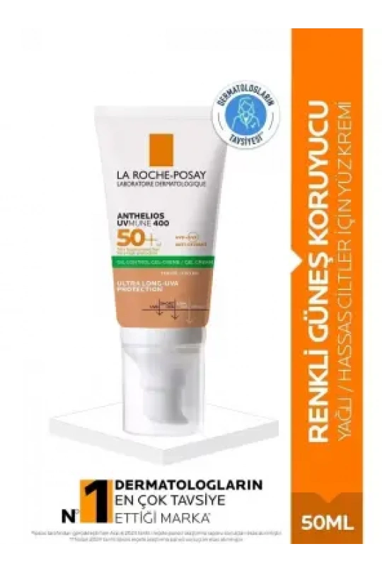 La Roche Posay Anthelios Uvmune 400 Oil Control Renkli Gel Cream SPF 50+ 50 ml