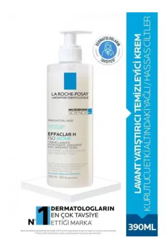 La Roche Posay Effaclar H Iso-Biome Lavant Temizleyici Krem 390 ml