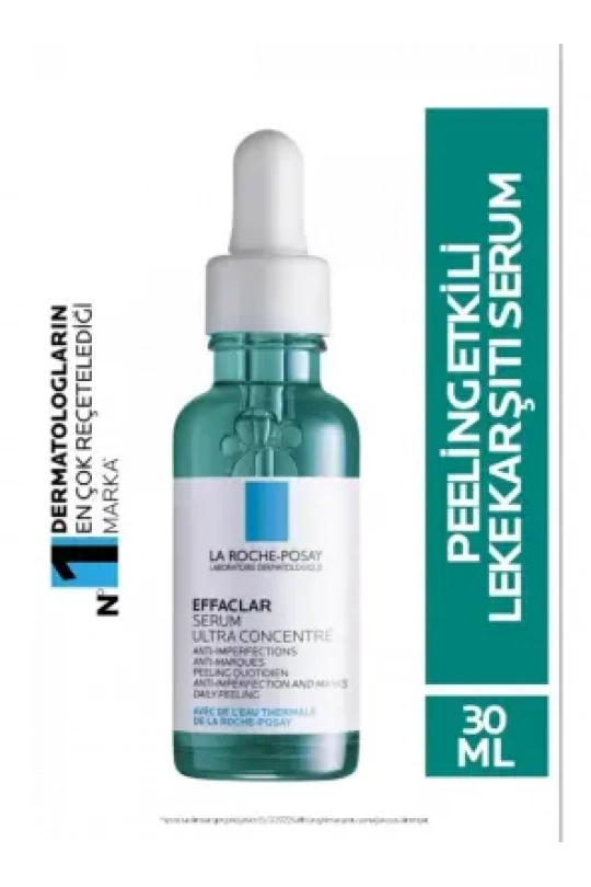 La Roche Posay Effaclar Peeling Etkili Leke Karşıtı Serum Yağlı ve Akneye Eğilim Gösteren Ciltler için 30 ml