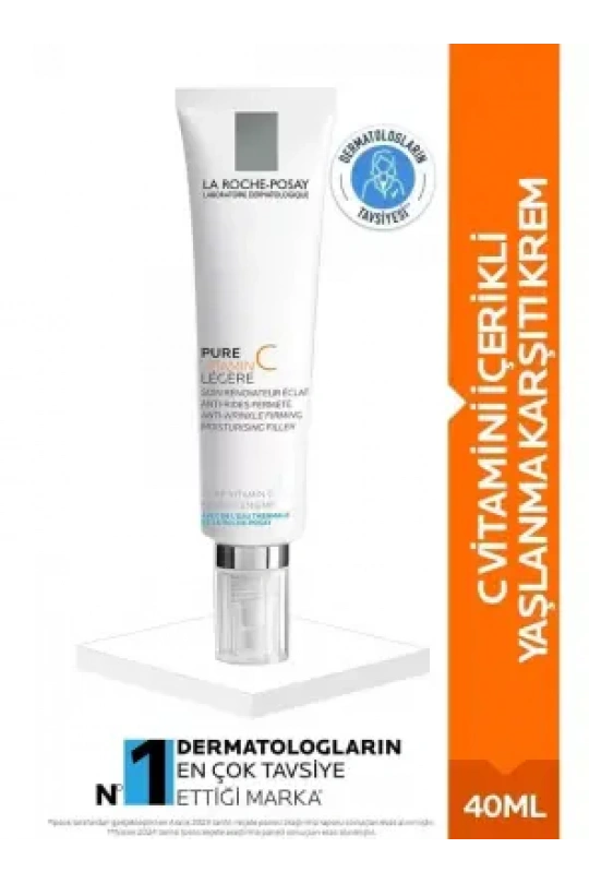 La Roche Posay Pure Vitamin C Light Cream - Karma Ciltler için Yaşlanma Karşıtı Krem - 40 ml