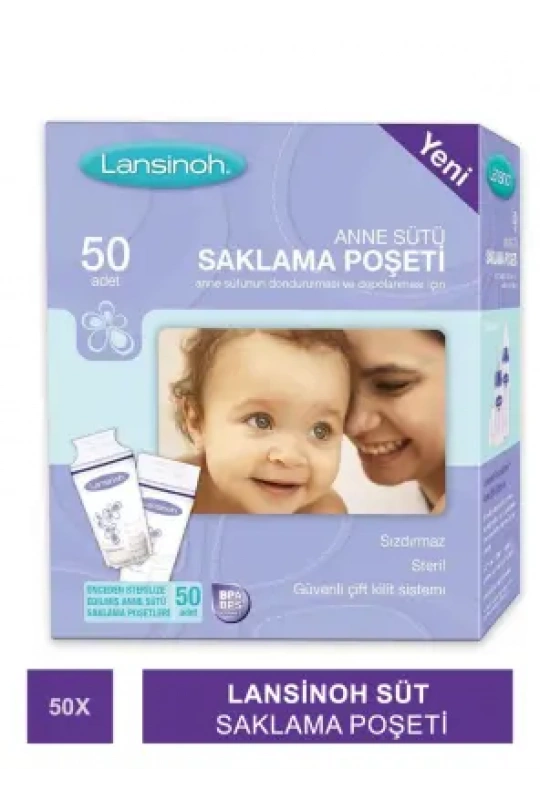 Lansinoh Süt Saklama Poşeti 50 li