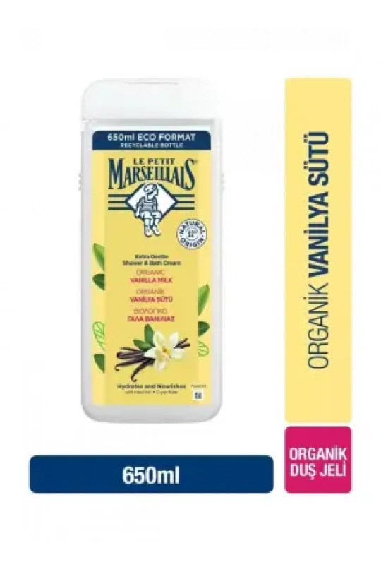 Le Petit Marseillais Duş Jeli Vanilya Sütü 650 ml
