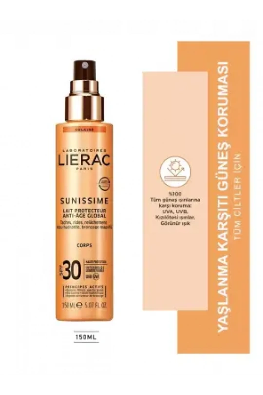 Lierac Sunissime SPF 30 Energizing Protective Milk Güneş Sütü 150 ml