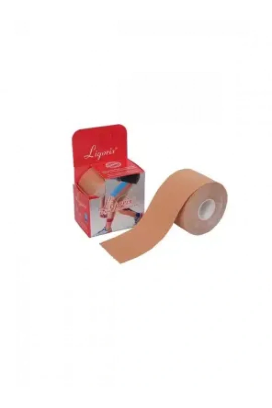 Ligorix Kinesio Tape Ağrı Bandı 5cm x 5m - Ten -