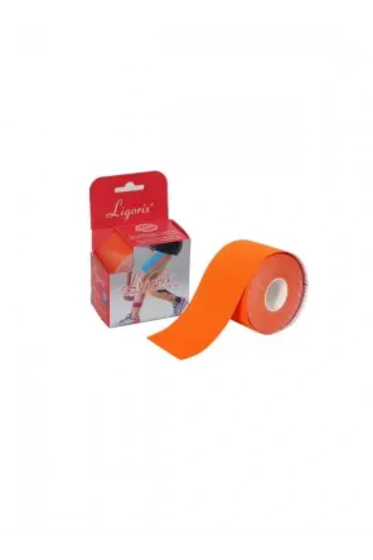 Ligorix Kinesio Tape Ağrı Bandı 5cm x 5m - Turuncu -