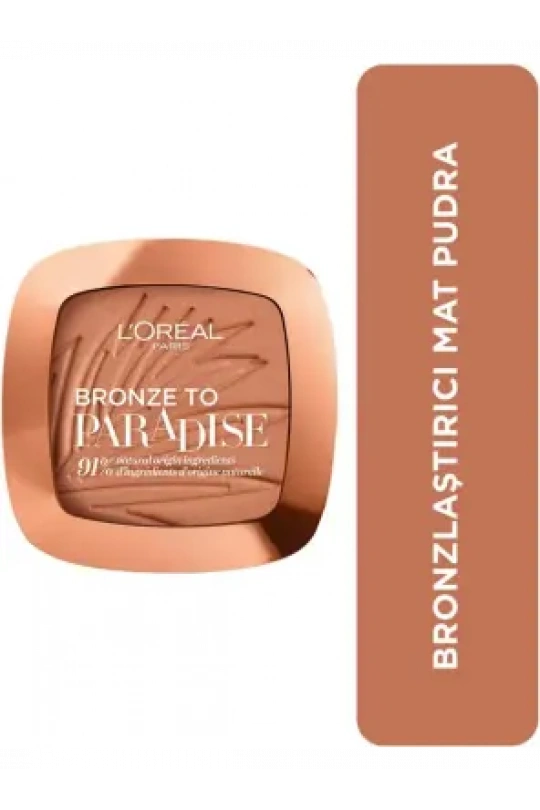 Loreal Paris Bronze to Paradise Mat Bronzlaştırıcı Pudra 02 Baby One More Tan 9gr