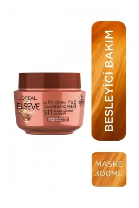 Loreal Paris Elseve Mucizevi Yağ Besleyici Maske 300 ml