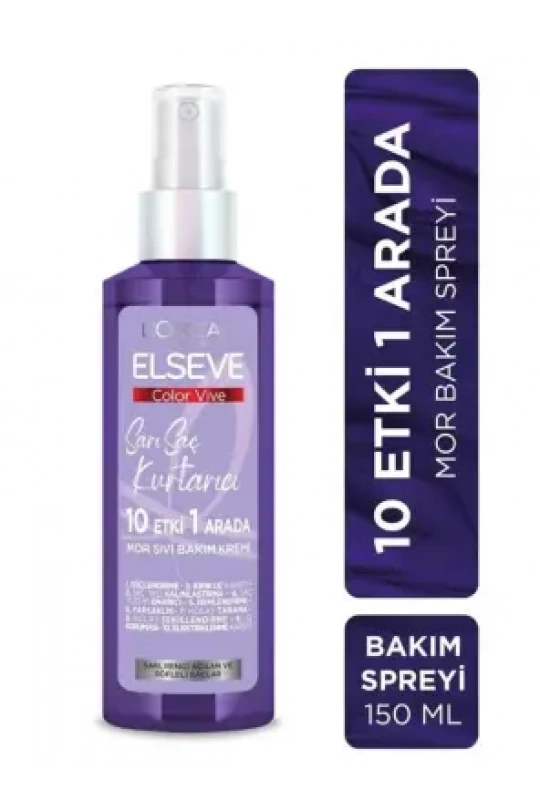 Loreal Paris Elseve Sarı Saç Kurtarıcı Mor Sıvı Bakım Kremi 150 ml