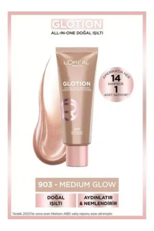 Loreal Paris Glotion All-In-One Doğal Işıltı - 903 Medium Glow