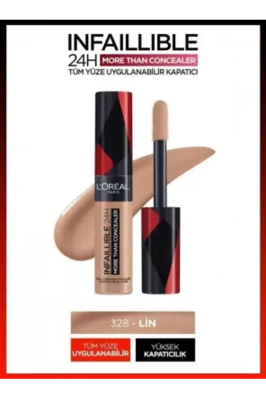 Loreal Paris Infaillible 24H Tüm Yüze Uygulanabilir Kapatıcı - 328 Inter 11ml