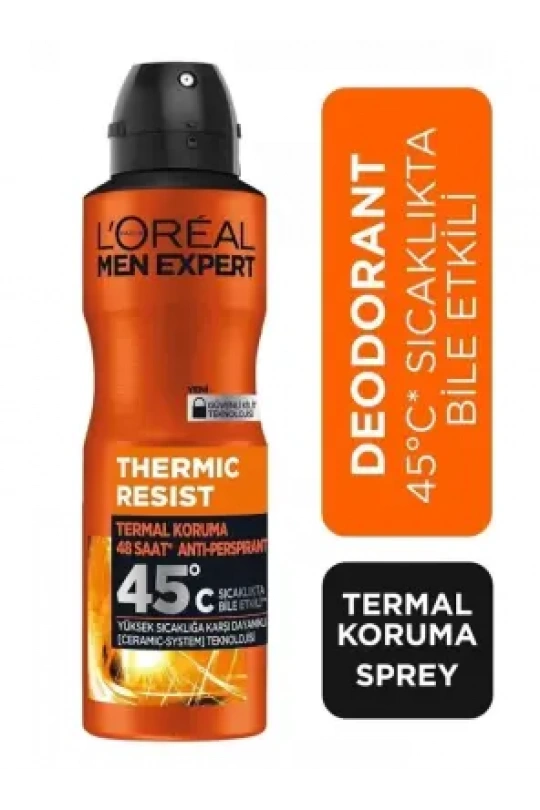Loreal Paris Men Expert Thermic Resist Sprey Deodorant - Termal Koruma - 150 ml