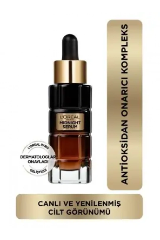 Loreal Paris Midnight Serum Cilt Yenileme & Cilt Görünümü Canlandırma Etkili 30 Ml