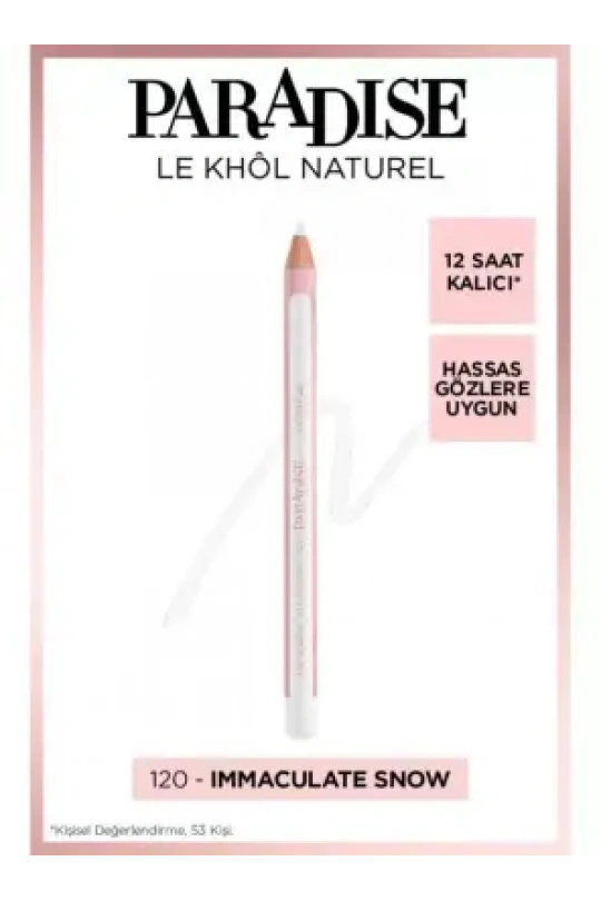 Loreal Paris Paradise Le Khol Göz Kalemi 120 Immaculate Snow