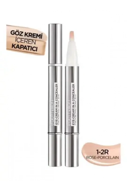 Loreal Paris True Match Göz Kremi İçeren Kapatıcı - 2si 1 Arada - 1-2R