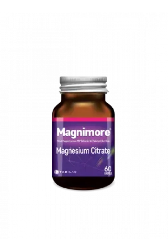 Magnimore Magnesium Citrate&P5P 60 Kapsül