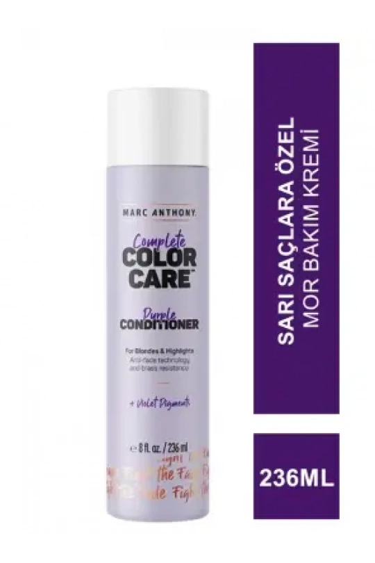 Marc Anthony Complete Color Care Purple Conditioner Sarı Saçlara Özel Mor Bakım Kremi 236 ml