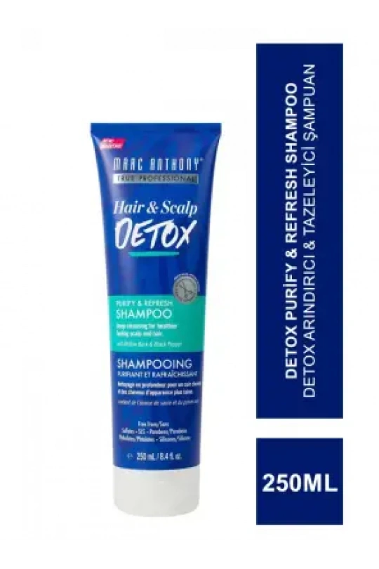 Marc Anthony Detox Purify & Refresh Shampoo - Detox Arındırıcı & Tazeleyici Şampuan - 250 ml