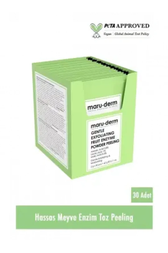 Maruderm AHA Meyve Enzim Hassas Toz Peeling 60 gr