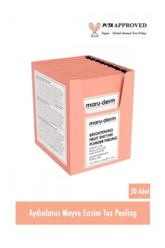 Maruderm Aydınlatıcı Meyve Enzim Toz Peeling 60 gr