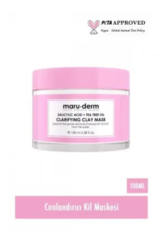 Maruderm Salisilik Asit + Çay Ağacı Yağı Kil Maskesi 100 ML