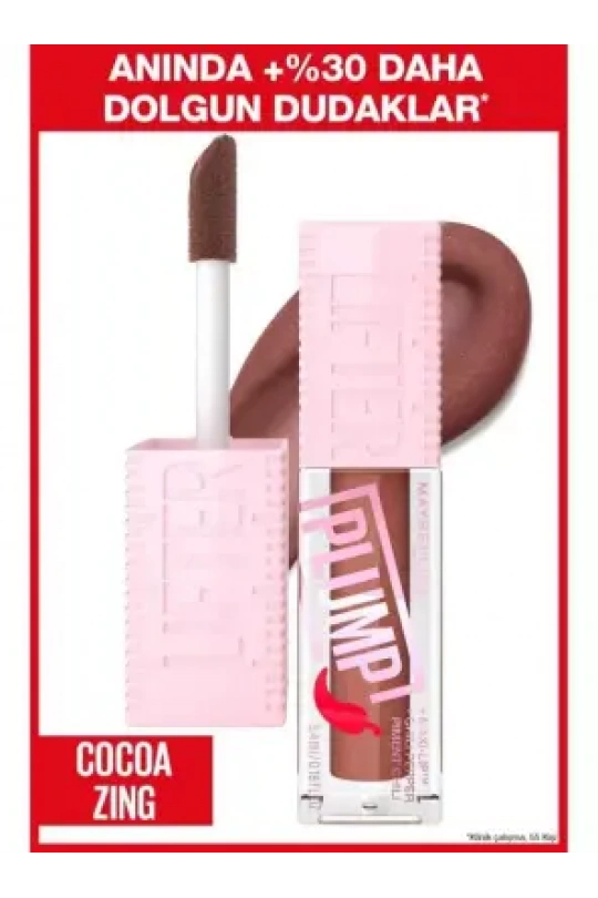 Maybelline Lifter Plump Dudak Parlatıcısı - Cocoa Zing - 007 -