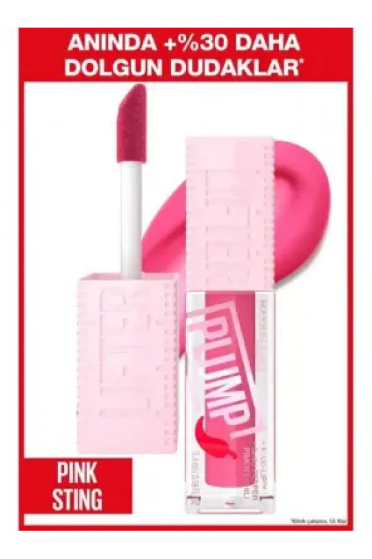 Maybelline Lifter Plump Dudak Parlatıcısı - Pink Sting - 003 -