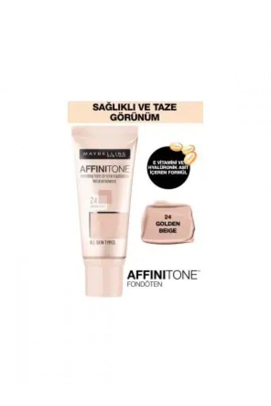 Maybelline New York Affinitone Fondöten - 24 Golden Beige 30 ml