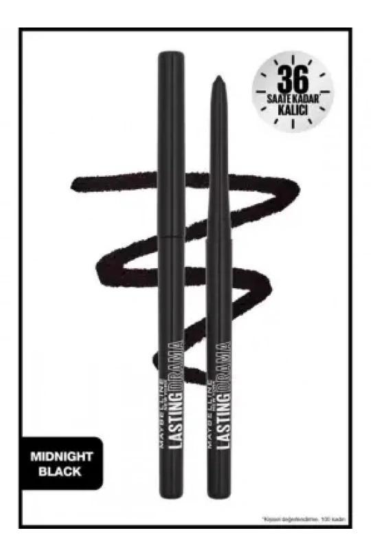 Maybelline New York Lasting Drama Automatic Liner Göz Kalemi- 10 Midnight Black
