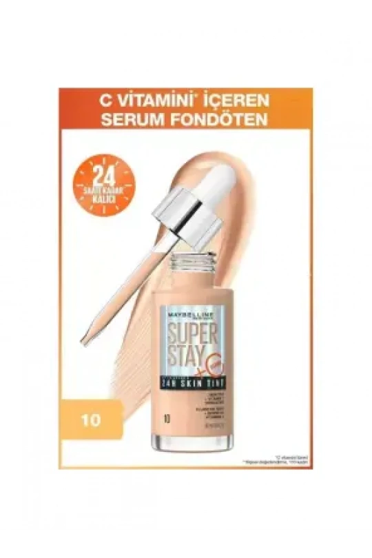Maybelline New York Super Stay Skin Tint Fondöten - 10 30ml