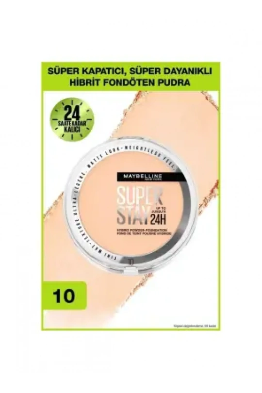 Maybelline New York Superstay Hibrit Pudra-Fondöten - 10 9gr