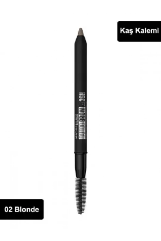 Maybelline New York Tattoo Brow 36H Kaş Kalemi 02 Blonde