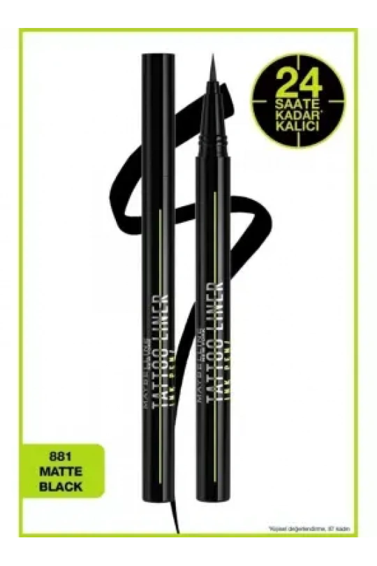 Maybelline New York Tattoo Liner Ink Pen - 881 Matte Black
